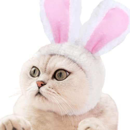 Uskrsni šešir za kućne ljubimce Slatka kostim za kućne ljubimce zečja šešir za mačke male pse Uskrsni zabavni pribor za štenad