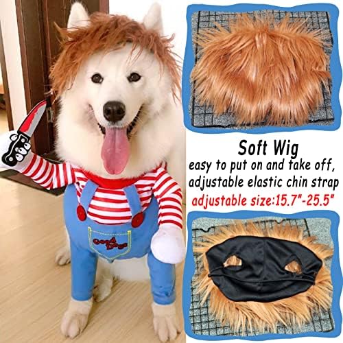 PET Smrtonosna lutka za pse, novitet Halloween Božićni kostimi Smiješne pseće cosplay odjeće Slatka odjeća za male srednje