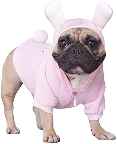 Ichoue Bunny Uskršnji božićni Halloween pseći kostimi, slatke kapuljače za životinje, topla odjeća za kućne ljubimce za srednje
