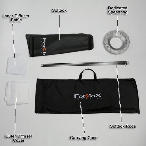 Fotodiox Pro Softbox, 32 X48 s ubrzanjem, za multiblitz Varilux Strobo Light, meka kutija, prsten za brzinu