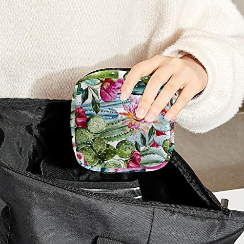 Cvijeće kaktus sanitarne salvete torbe za torba za tinejdžere za tinejdžere torbe za period za školsku sanitarnu torbicu