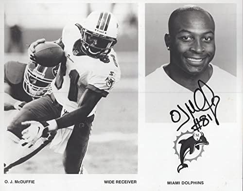 O.J. McDuffie Miami Dolphins potpisao je autograpd 8x10 fotografija w/coa