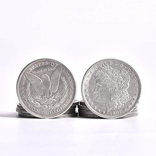 Doowops srebrni metalni novčići čelik morgan dolar magični trik Kopiraj coin magic rekvizit pribor magija pojavljivanje/nestanak