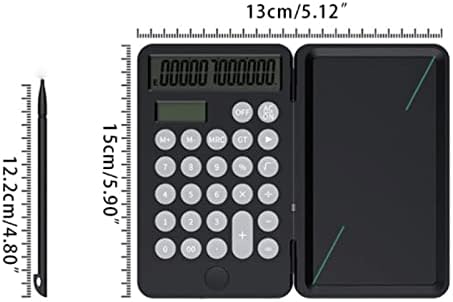YFQHDD znamenka Kalkulator prijenosni računovodstveni alat s Flipper Cover Board -om 12Digit Osnovni kalkulator za sastanak