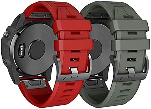 Bahdb Smart Watch Silikone zamjenske trake za Garmin Fenix ​​7 7x 6 6x Pro 5x 5x 5Plus 3HR 935 traka za narukvice 22 26 mm