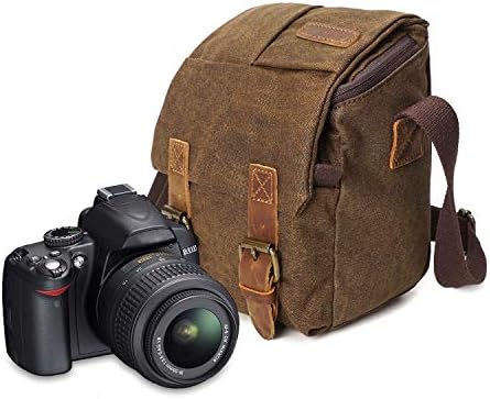 vodootporna torba/ torbica za fotoaparat peacechaos, vintage холщовая kožnim za digitalni slr fotoaparat, torba-instant poruke