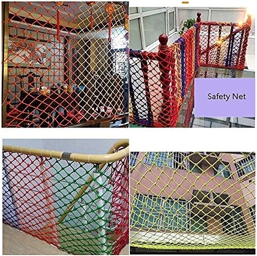 Najlonska mreža sretne boje za unutarnji strop, mreža za dječje uže za vrtne biljke, zaštitna mreža za ogradu stubišta na