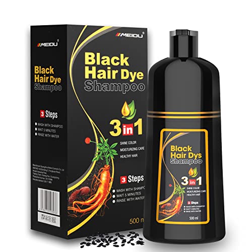 Šampon za bojanje kose od 9 do 1 inča za pokrivanje sijede kose-Prirodna brza boja za kosu s biljnom esencijom za žene i