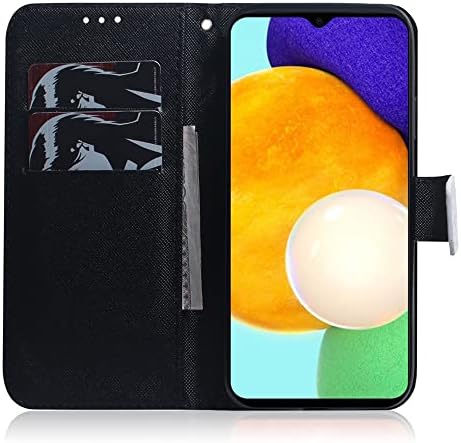 Torbica MEIKONST za Galaxy A13 5G, torbica otporna na udarce-knjižica s gornjim poklopcem od umjetne kože sa šarenim oslikane