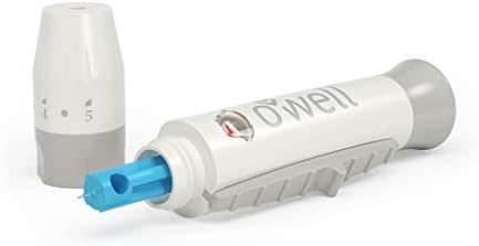 O'Well Lancing Device Kit + 100 sterilni O'Well Twist Top Lancets, 33 mjerača