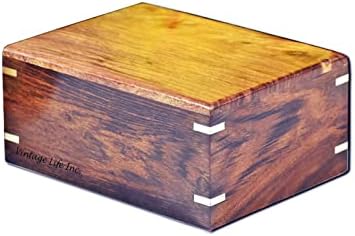Drvene urne za kremiranje ljudskog pepela za odrasle, pogrebna urna za kremiranje kućnih ljubimaca, spomen kutija za pepeo,