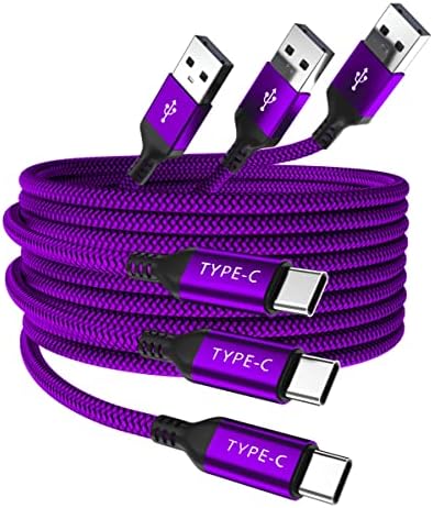 Kabel za punjač Elebase USB Type C 3 kom. 1.5/3.3/6.6 METARA,Punjenje kabel za Kindle Fire HD 10 9th 2019,8 10th 2020,Paperwhite