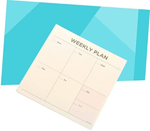 NUOBESTY 60 listova Oznaka Office Office Weekly School Planer Daily raspored PALD Pokloni zabilježivanje bilježnice dnevni