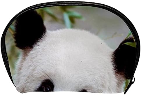 Kozmetičke torbe za žene, torbice torbice za šminku organizatora za skladištenje torbe za šminku djevojke, animal panda jede