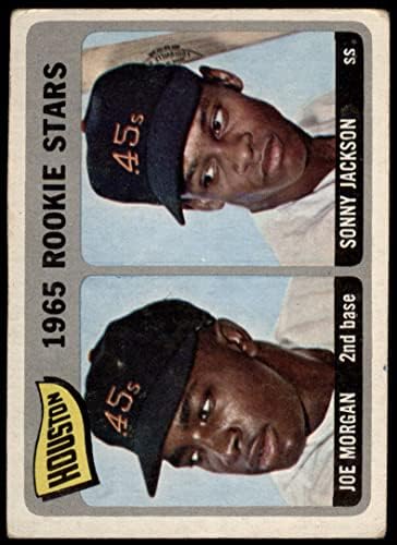 1965. Topps 16 Houston Rookies Joe Morgan/Sonny Jackson Houston Astros Fair Astros