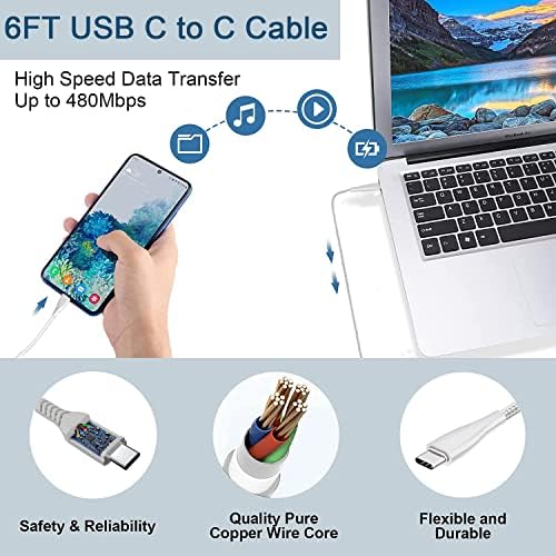Adapter i kabel za super-brzi zidnog punjača i USB-C snage 25 W za Samsung Galaxy S21 S22 S23 Plus Ultra FE A14 A24 A34 5G,