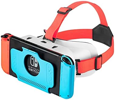 Devaso VR slušalice kompatibilne s Nintendo Switch & Nintendo Switch OLED, nadograđeni s podesivim 3D lećama, naočalama za
