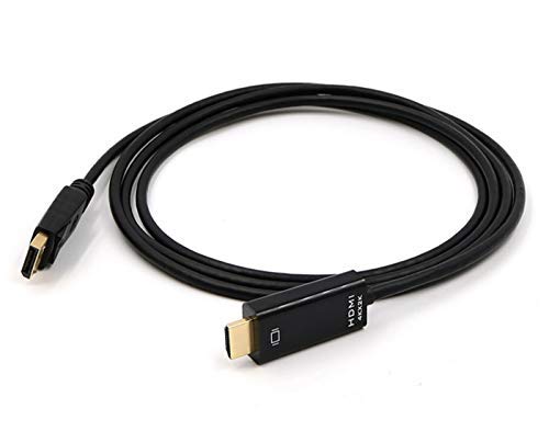 Cotufly 4K DisplayPort to HDMI kabel, zlatni dp mužjak na hdmi muški audio video kabel za Lenovo, HP, Dell, GPU, AMD, ASUS,