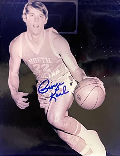 George Karl Autografid 8x10 košarkaška fotografija - Autografirane NBA fotografije