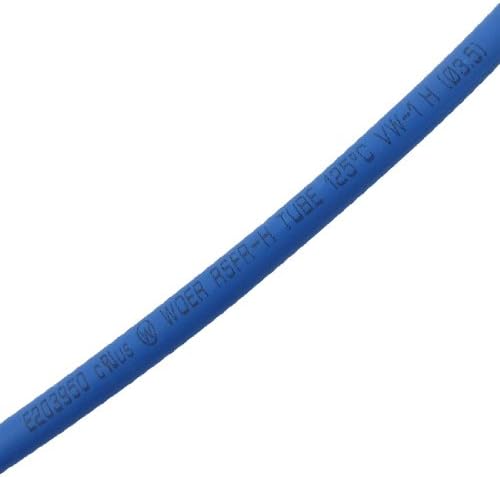 Iivverr omjer 2: 1 3,5 mm dia plava poliolefinska toplina toplina koja se smanjuje cijev dugačka 8 m (proporción 2: 1 3,5