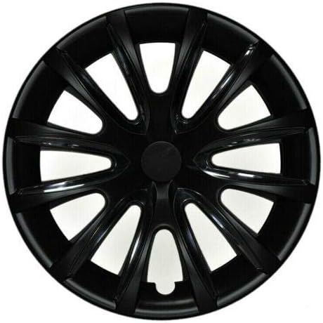 OMAC 16 -inčni hubcaps za Nissan Sentra crno -crno 4 PCS. Poklopac naplataka na kotači