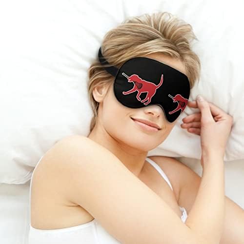 Zlatni retriver lacrosse štap za spavanje maska ​​mekana prijenosna maska ​​za oči s podesivim remenom za muškarce žene