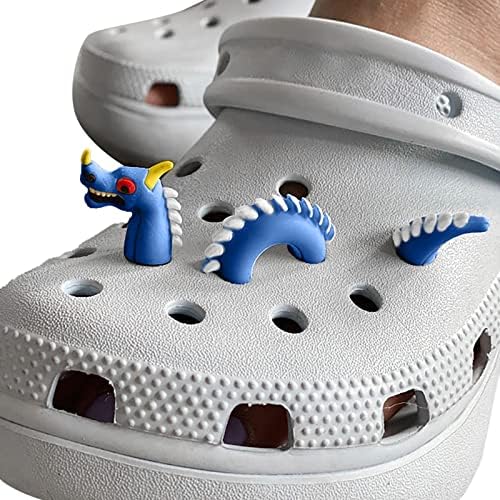 Urednik šarma cipela, smiješan krokodil, zmaj, zmija oblik pvc kopča za cipele ručni diy rupa dodatak za cipele modni trend