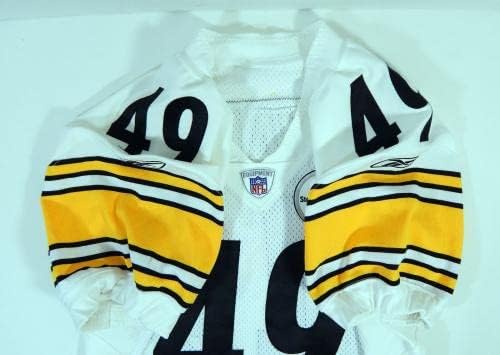 2000 Pittsburgh Steelers zid 49 Igra izdana White Jersey 44 DP21126 - Nepotpisana NFL igra korištena dresova