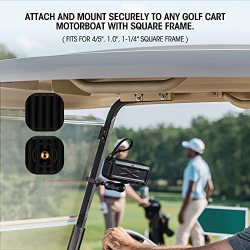 Roykaw Golf Bluetooth zvučnik s nosačem, glasni stereo zvuk, IPX7 vodootporan, otporan na udarce i prašinu, prijenosni bežični