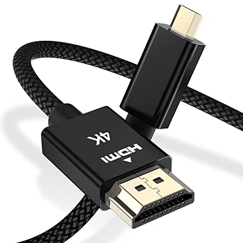 Elebase Micro HDMI kabel 15 ft, 4K 60Hz Micro Hdmi Type D Corb kompatibilan za Raspberry Pi 4 4B, GoPro Black Hero 7 6 5