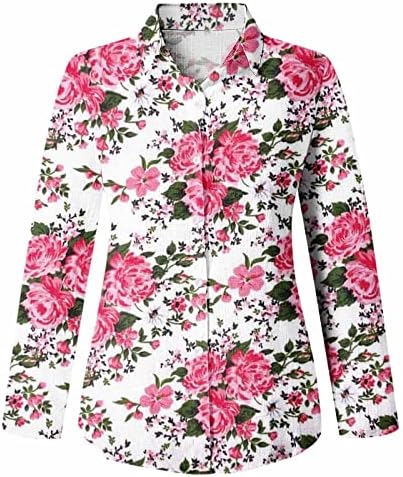 Jeseni cvjetni tiskani vrhovi za žene kukičane čipke obloga v vrat t majice casual labave pulover majice ženski gornji majica