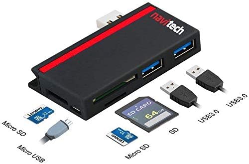 Laptop / tablet Navitech 2 u 1 USB 3.0 / 2.0 HUB-adapter / ulaz Micro USB čitač kartica SD / Micro SD kartica je kompatibilan