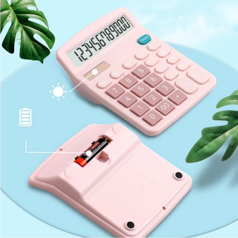 Ganfanren plava ružičasta 12 -znamenkasti stol solarni kalkulator veliki veliki gumbi financijski poslovni računovodstveni