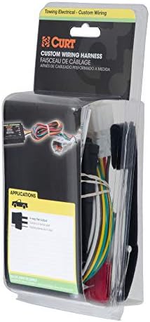 CURT 56227 Prilagođeni 4-pinski kabelski svežanj na strani vozila, odgovara odabiru Nissan Leaf, Black