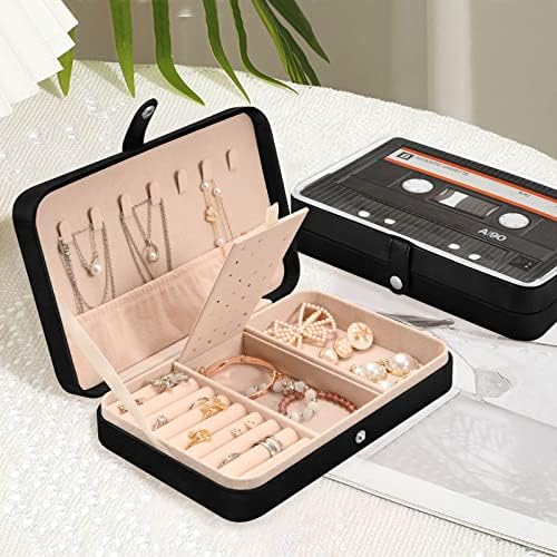 J Joysay Old Cassette traka za putopis Organizator kutija za nakit Mali nakit kutija za kože kutije Pokloni Prijenosni držač