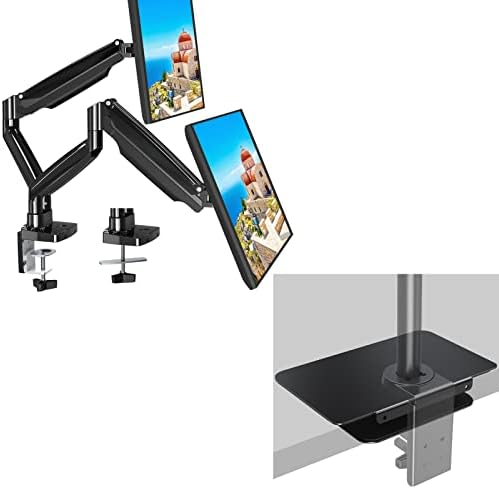 Mount Pro dvostruko monitor Monitor stol postaje 22 ”do 35” zaslona ultrawide računala s čeličnim nosačem za ojačanje ugradnje