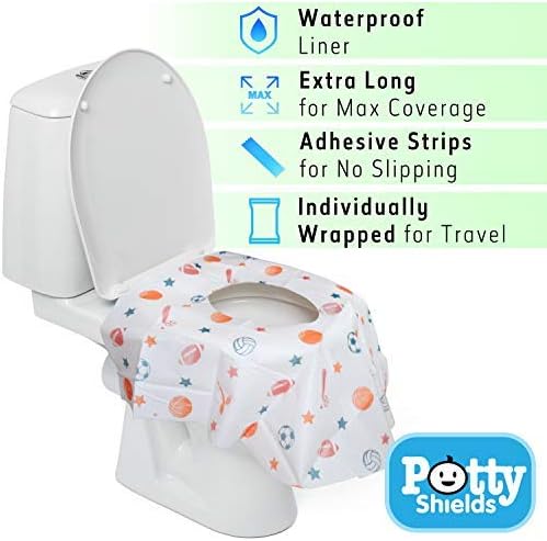 Obuke za toaletno sjedalo za djecu i odrasle štite od javnih toaleta - vodootporna, pojedinačno omotana, plastična, obložena