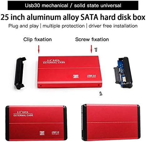 Konektori 2,5 inčni SATA do USB3.0 HDD kućišta mobilni kućište tvrdog diska za SSD vanjsku pohranu HDD okvir s USB3.0/2.0