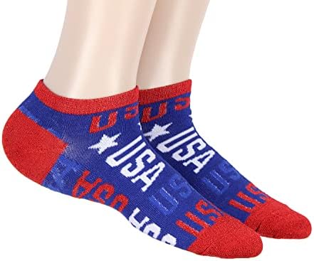 Sad četvrti srpanj sloboda crvena bijela plava Amerika Uniseks čarape za gležnjeve
