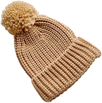 Dječja zima topli šešir novorođenčad Čvrsta pletena kapu