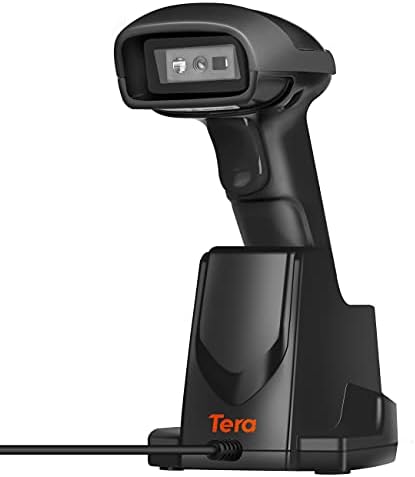TERA bežični barkod skener 2d qr 1d s USB punjenjem baze ručni traka čitač čitač automatsko senzori brzo precizan skener