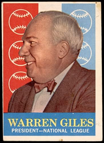 1959. Topps 200 NL predsjednik Warren Giles Good