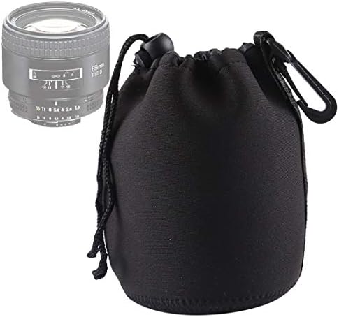 Torba za pribor za kameru neoprenska torba za nošenje objektiva DSLR fotoaparata, torbica s karabinom, veličina: 10 ~ 14cm