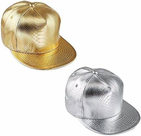 Moonsix Unisex Snapback šeširi, podesivi ravni Bill bejzbol kape za ples hip hop kapka