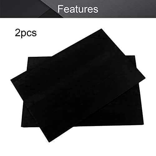 Othmro 2PCS Prošireni PVC list 15.75 *23.6 Crni tiskani kruti PVC ploča, debljina 3/25 lagana lagana kruta pjenast ploča