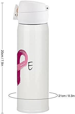 Ružičasta vrpca - Osvješćivanje raka dojke nehrđajući čelik izolirana boca za vodu šalica čaj za kavu za sportski biciklistički
