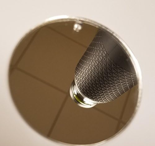 SIBE-R-Plastika Set za opskrbu 15pcs akrilnih diskova ogledalo srebrno prazno, akrilni okrugli list s rupom 1/8 za privjeske