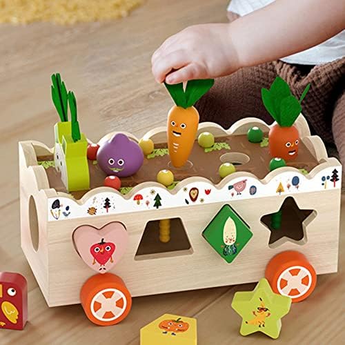 Povucite rotkvu da biste uhvatili oblik uparenih igračaka vrtić edukacijsko rano obrazovanje interaktivna dječja igračaka