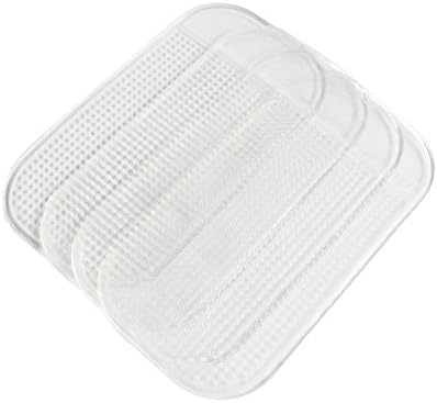4 pakirajte silikonske crtice ljepljive jastučiće, prostirke za ploče za telefone, sunčane naočale, ključeve