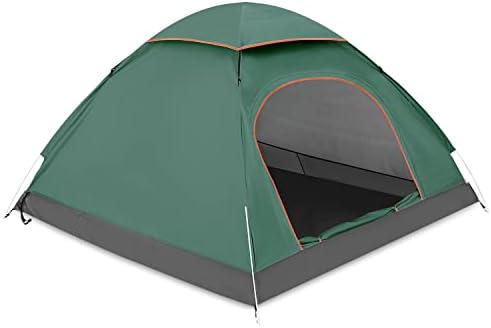 Monibloom 2 osobe šator za kupolu s svjetlosnim svjetlima, ultralight nosi obiteljski šator lako postavlja i šator za ruksak